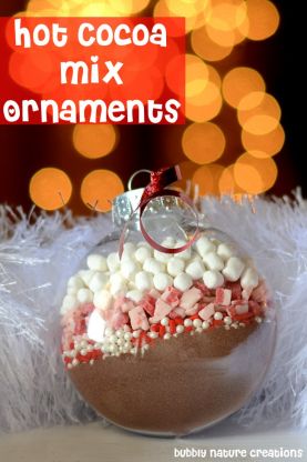 Regalate una cioccolata calda formato pallina di Natale