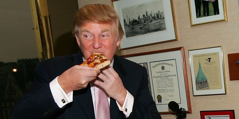 Vi racconto TRUMP a tavola: pesce magro e niente vino
