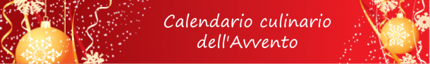 Banner Calendario culinario dell'Avvento