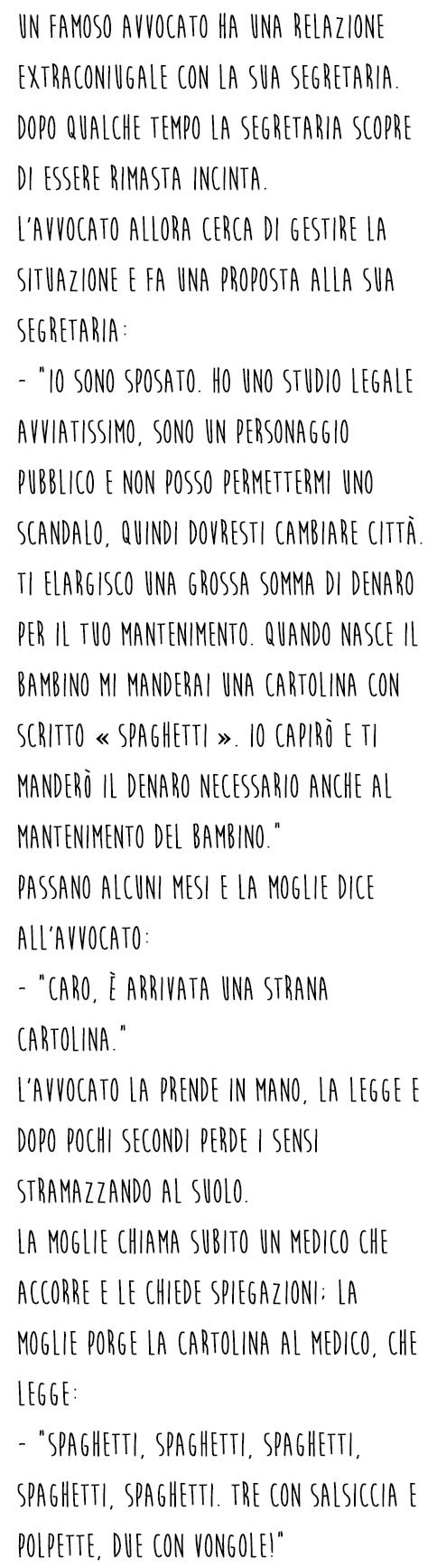 Barzelletta relazione extraconiugale