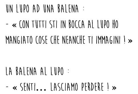 Barzelletta lupo e balena