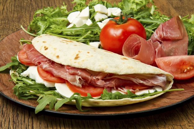 Prova la piadina senza strutto, ti stupirà!