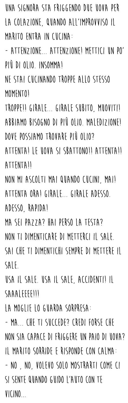 Barzelletta tra moglie e marito