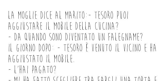 Barzelletta marito e moglie