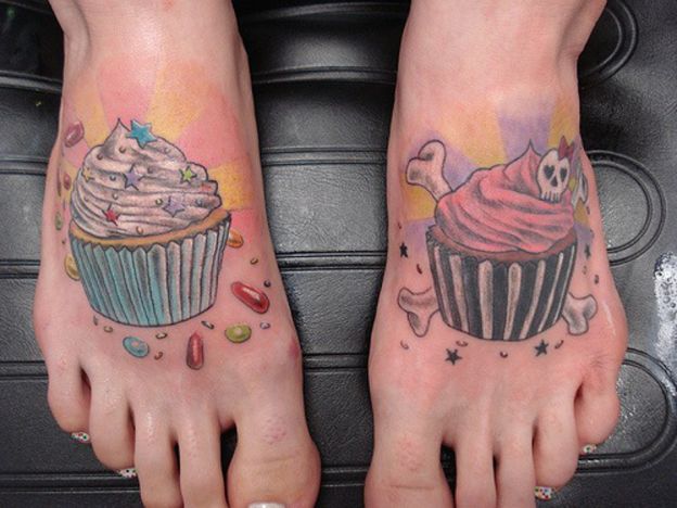 Tattoo cupcakes