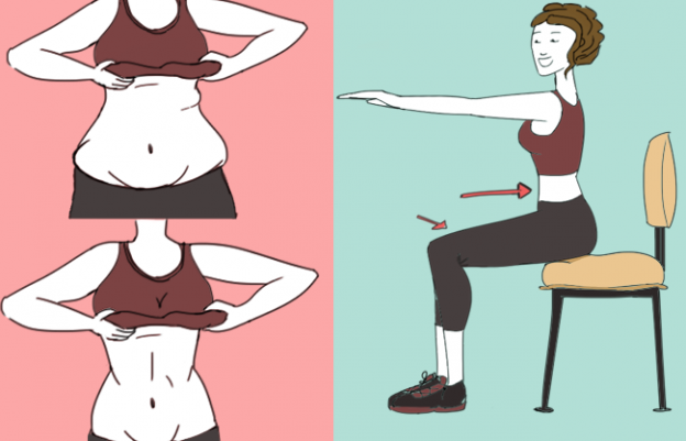 Lavoro sedentario = probabilità di pancetta