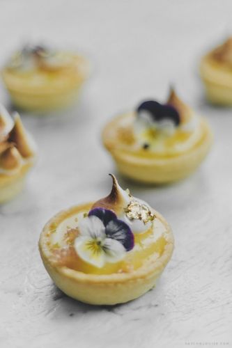 Mini tartellette al finger limone o caviale di limone