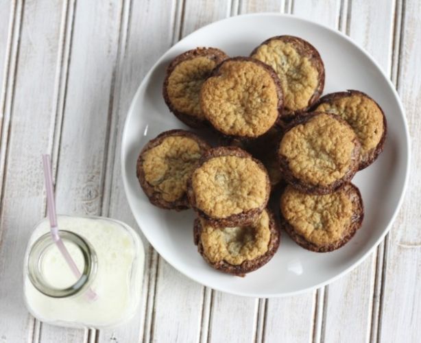 Dei brookies (brownie+cookies) perfettamente riusciti