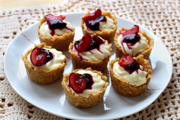 MINI CHEESE CAKE ALLE CILIEGE