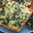 14. tartine con spinaci e formaggio