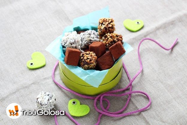 TRIO DI TARTUFI AL CIOCCOLATO