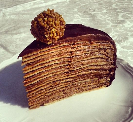 Torta di crepes alla Nutella