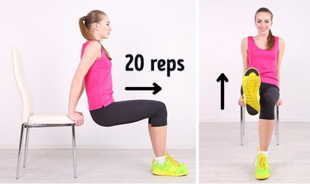 3. Leg raises