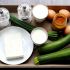 Gli ingredienti per preparare un delizioso flan di zucchine