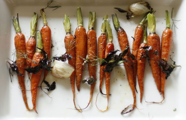 Carote allo sciroppo d'acero