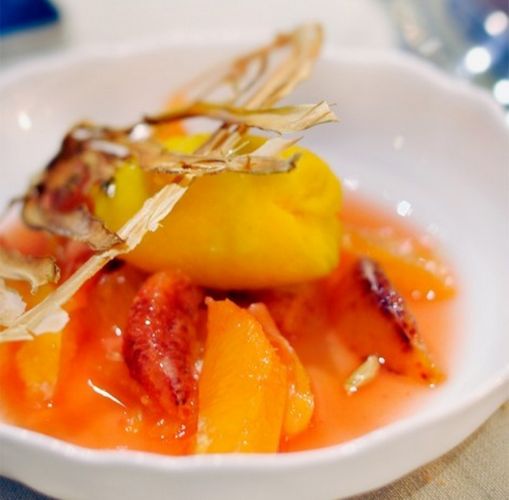 Arance al finocchio e zafferano