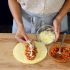 Preparazione delle enchilada