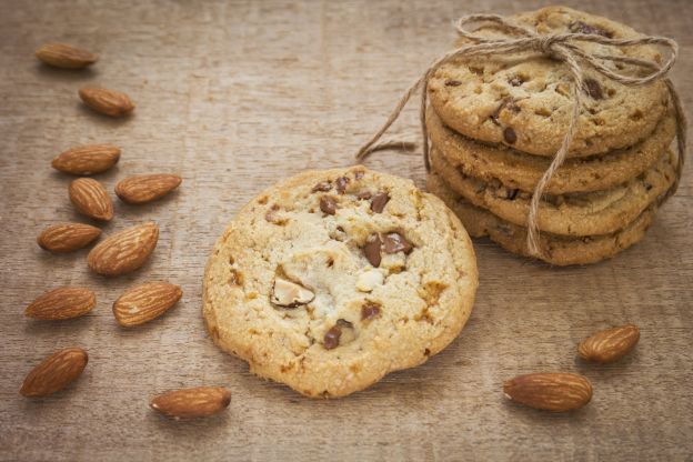 50. cookies al cioccolato e mandorle