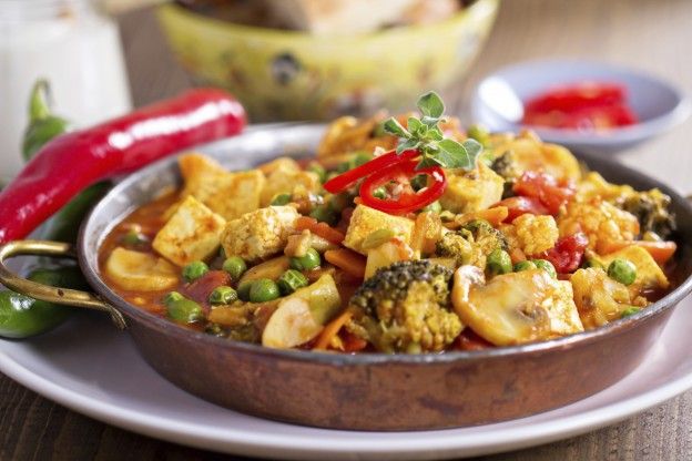 Curry di tofu