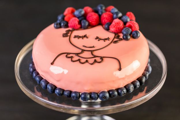 la glassa  a specchio