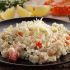 Risotto al granchio e salmone