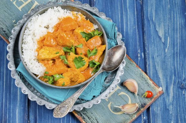 Pollo al curry con zucca