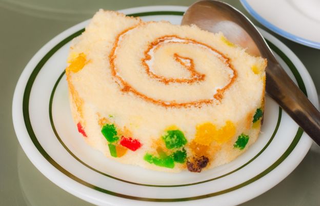 Rotolo con crema alle noci e zenzero