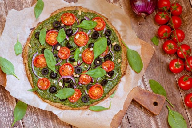 43. Pizza vegan di zucchine