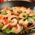 9. Wok di verdure croccanti e gamberi
