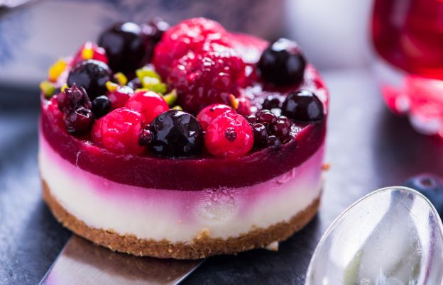 Torta con mousse allo yogurt