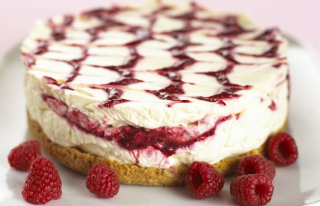 Cheesecake allo yogurt e lamponi