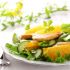 InsalatA di pollo, cetriolo e arance