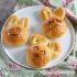 33. Piccoli pan brioche a forma di coniglietto