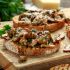 Toast ai funghi e Parmigiano Reggiano