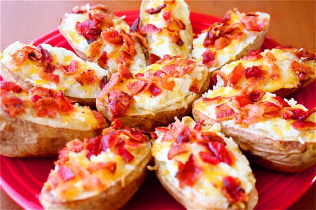 Patatas con prosciutto crudo