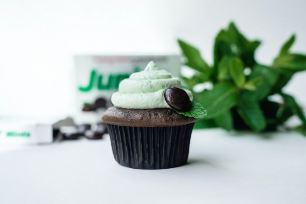 37. Cupcakes al cioccolato e menta