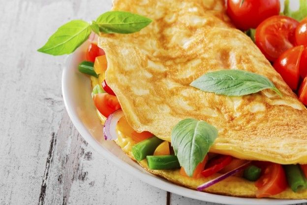 17. omelette di albumi e pomodori