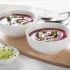 ZUPPA FREDDA DI BARBABIETOLE E BASILICO