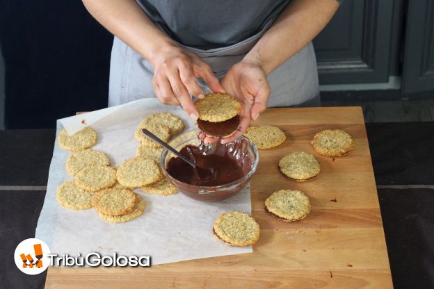 Assemblaggio dei biscotti