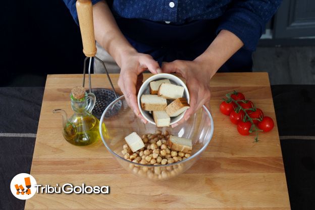Preparazione del burger