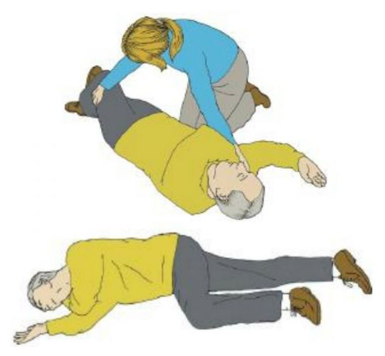 Posizione laterale di sicurezza