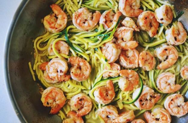 Zoodles ai frutti di mare