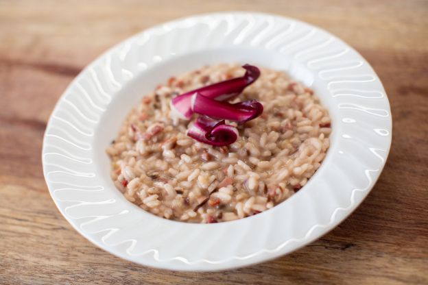 Risotto radicchio rosso e speck