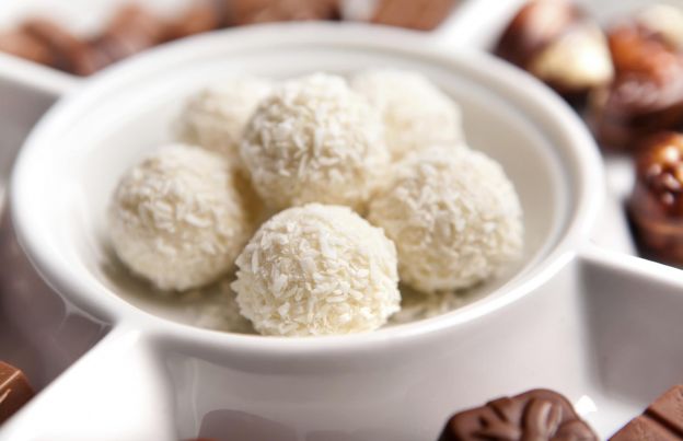 Tartufi al cioccolato bianco