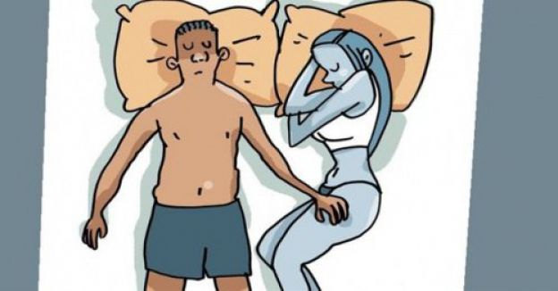 Separati con i piedi incrociati