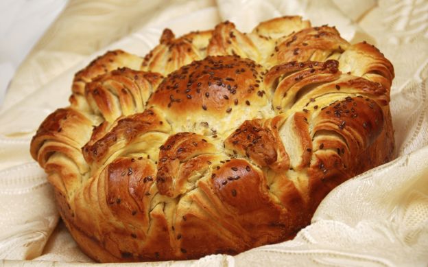 Pan brioche ai semi di sesamo