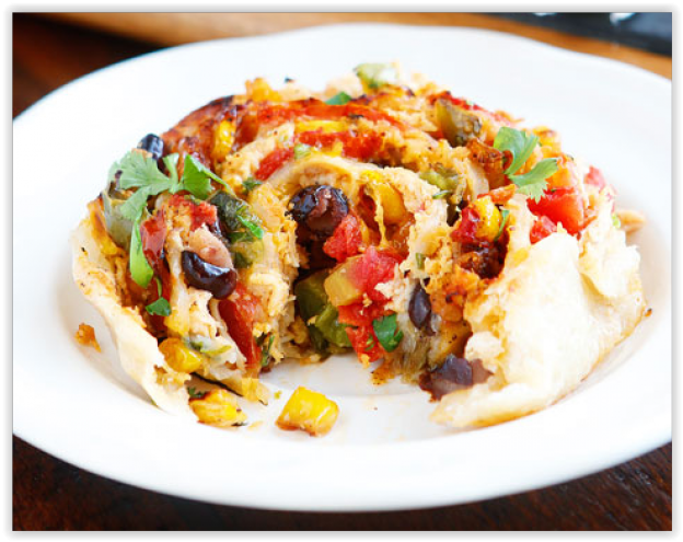 55. Pizza rolls al pollo