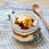 Cheesecake senza cottua con banane e caramello