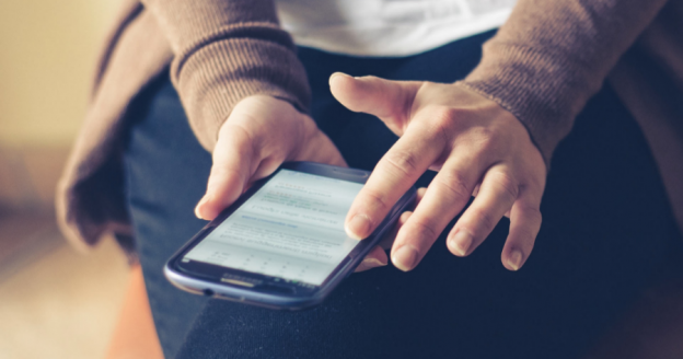 il telefono protetto