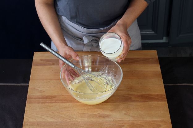 Preparazione della crema